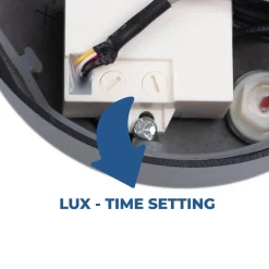 Aplique de pared exterior con sensor PIR  