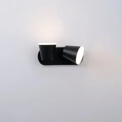 Aplique de pared exterior doble 