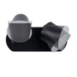 Aplique de pared exterior doble 