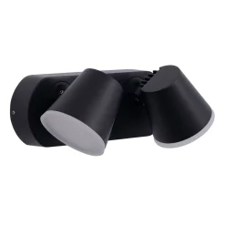 Aplique de pared exterior doble con sensor PIR 