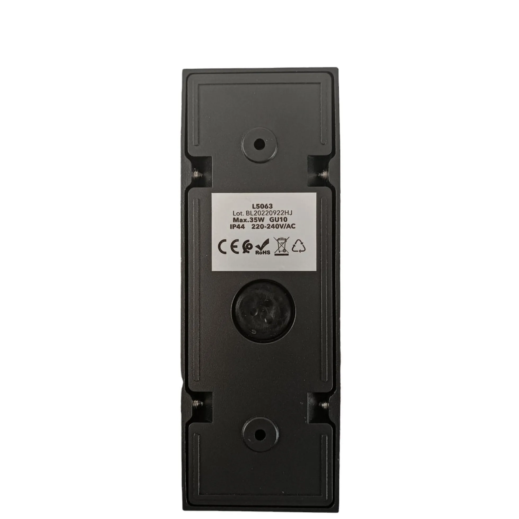 Aplique de pared exterior en aluminio "MALEY" - IP44 - GU10