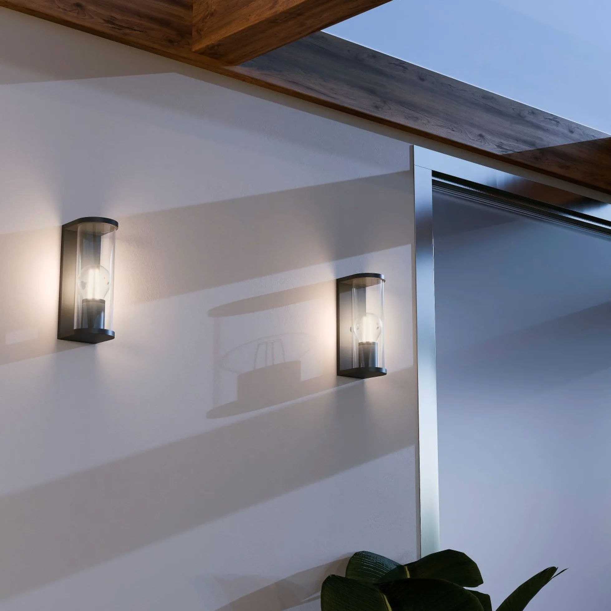 Aplique de pared exterior en aluminio "MARISA" - IP44 - E27
