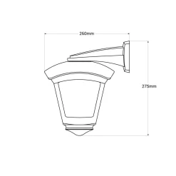 Aplique de pared exterior farol FUMAGALLI