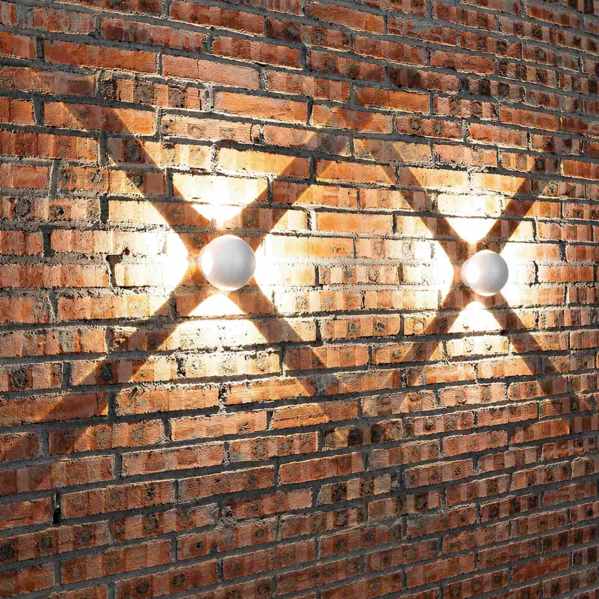 Aplique de pared exterior LED "CROSS" 12W
