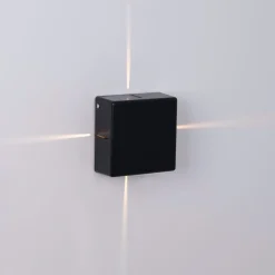 Aplique de pared exterior LED cuadrado 