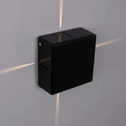 Aplique de pared exterior LED cuadrado 