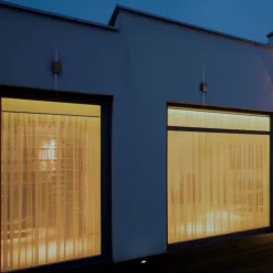 Aplique de pared exterior LED cuadrado 