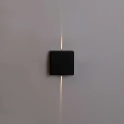 Aplique de pared exterior LED cuadrado 