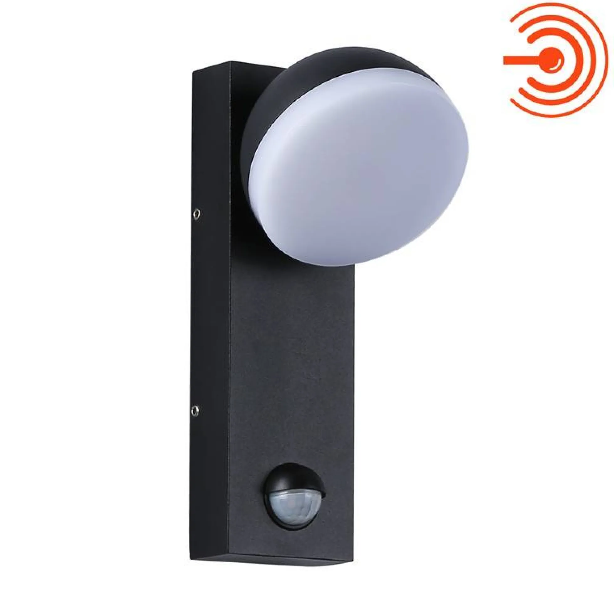 Aplique de pared exterior LED con sensor PIR "ATLAS" 10W IP54