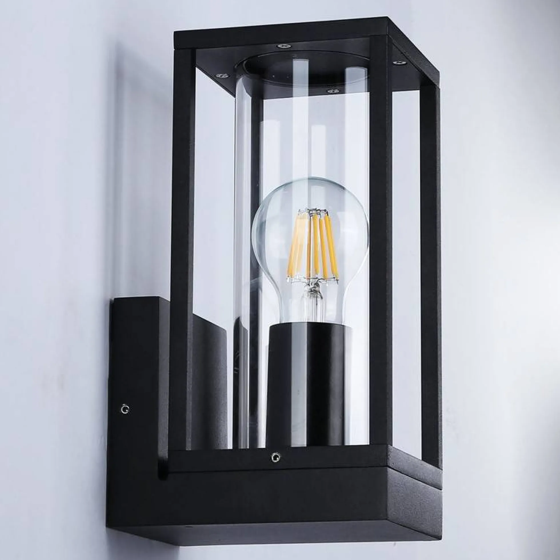 Aplique de pared exterior "LUZY" E27 IP44