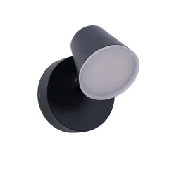 Aplique de pared exterior orientable