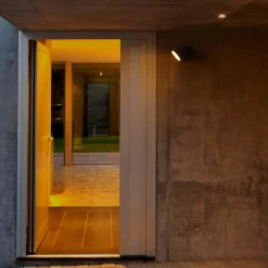 Aplique de pared exterior orientable