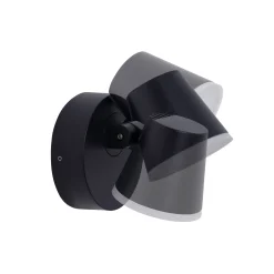 Aplique de pared exterior orientable
