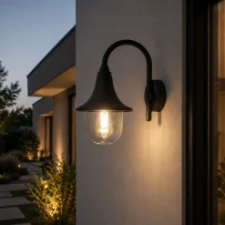 Aplique de pared exterior "SERA" - E27