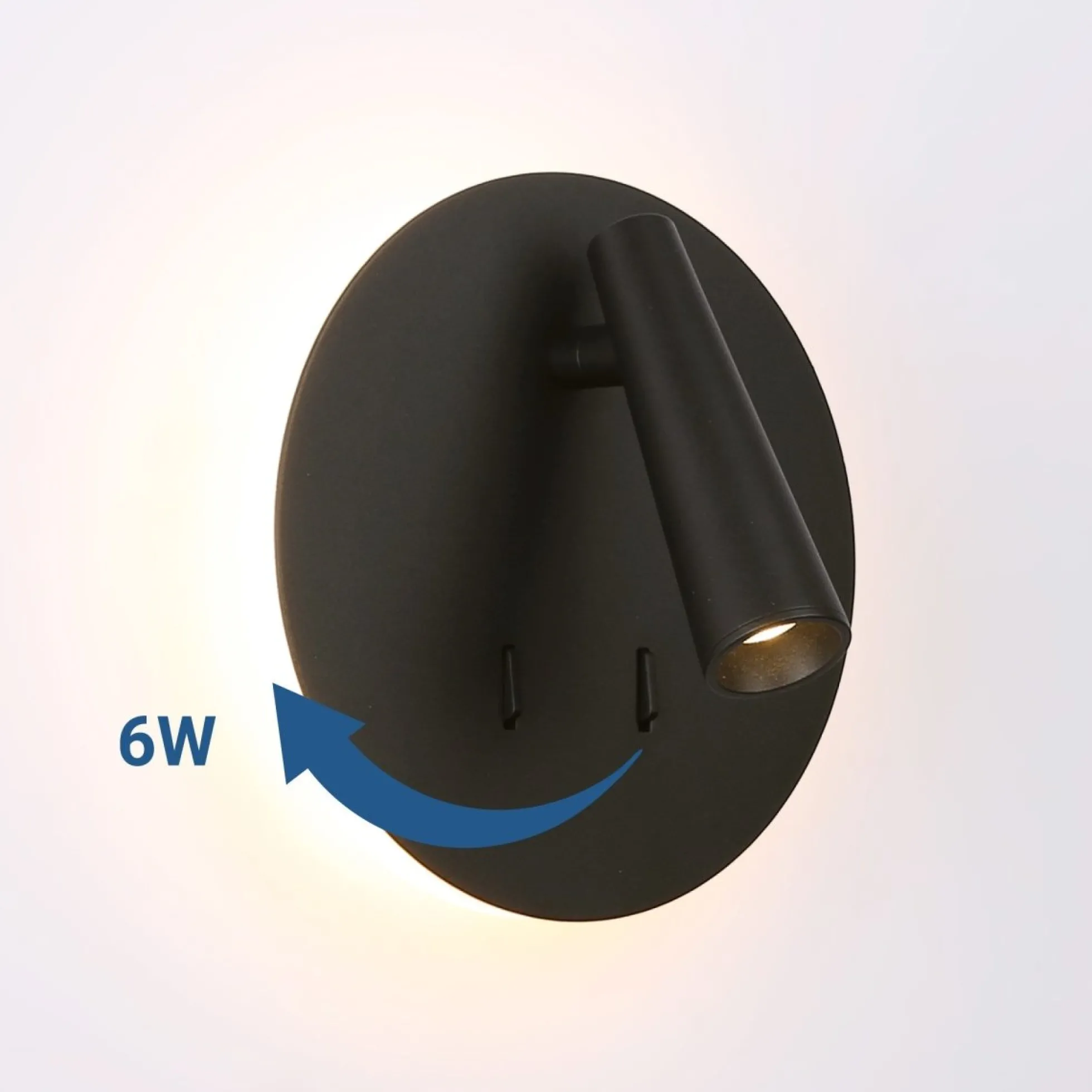 Aplique de pared "FELAM" - 3W + 6W - 2700K - CRI 85
