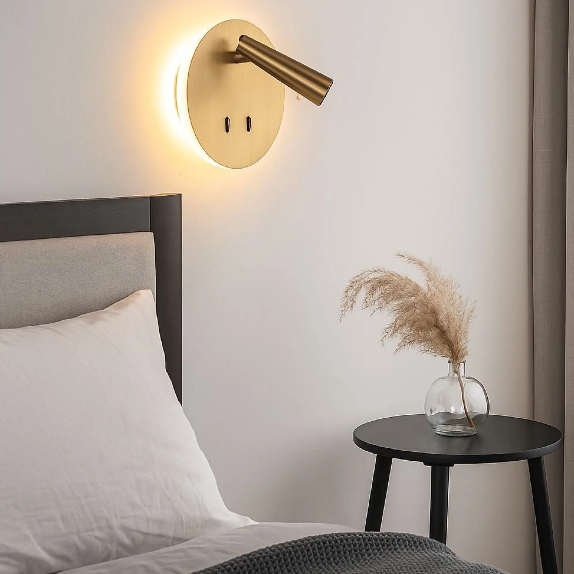 Aplique de pared "FELAM" - 3W + 6W - 2700K - CRI 85