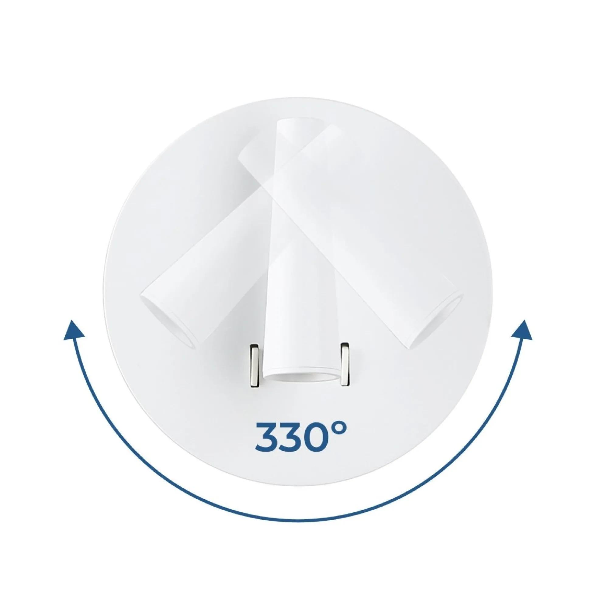 Aplique de pared "FELAM" - 3W + 6W - 2700K - CRI 85