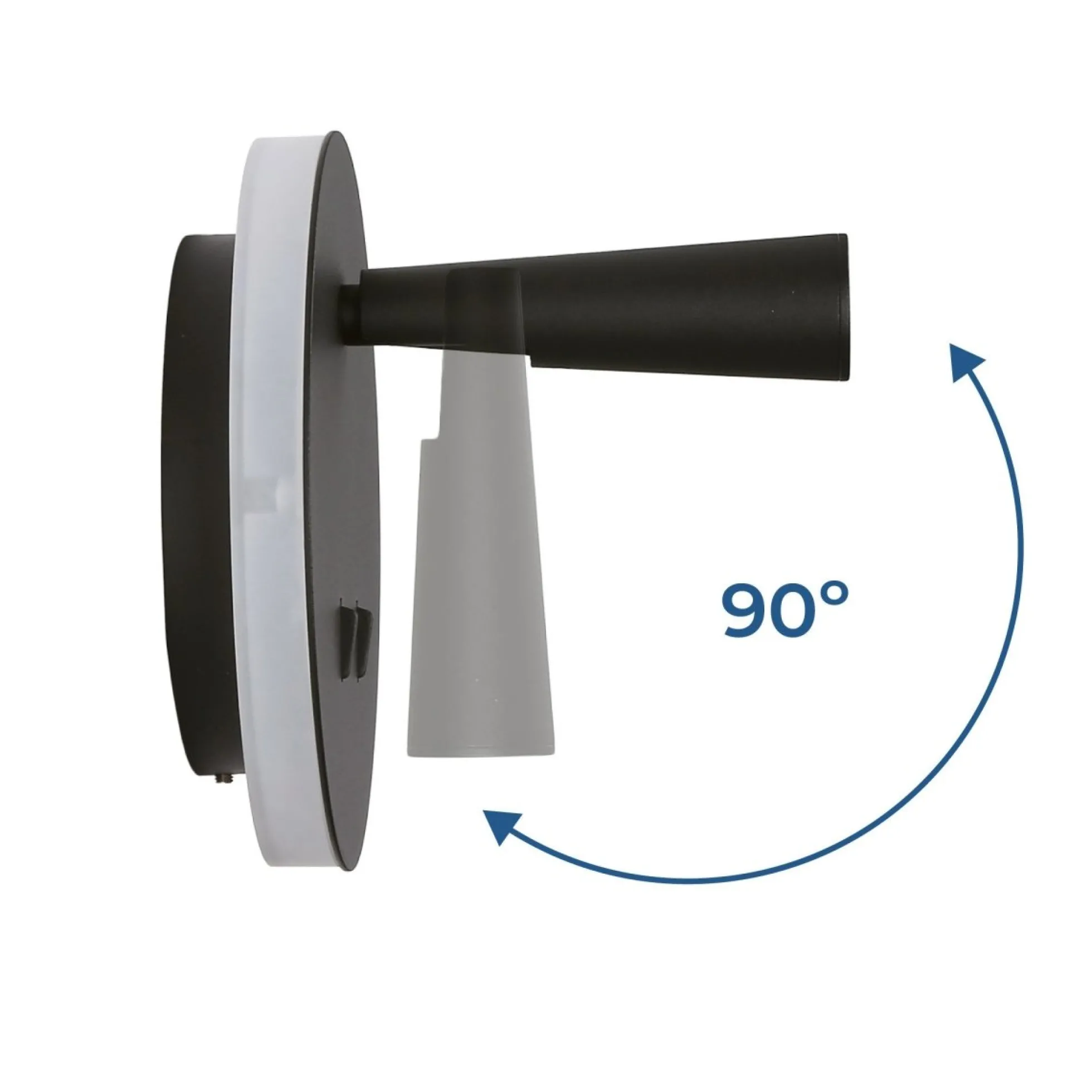 Aplique de pared "FELAM" - 3W + 6W - 2700K - CRI 85