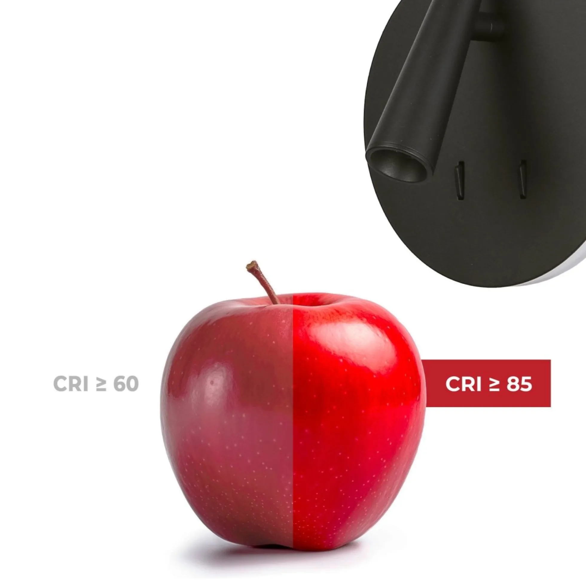 Aplique de pared "FELAM" - 3W + 6W - 2700K - CRI 85