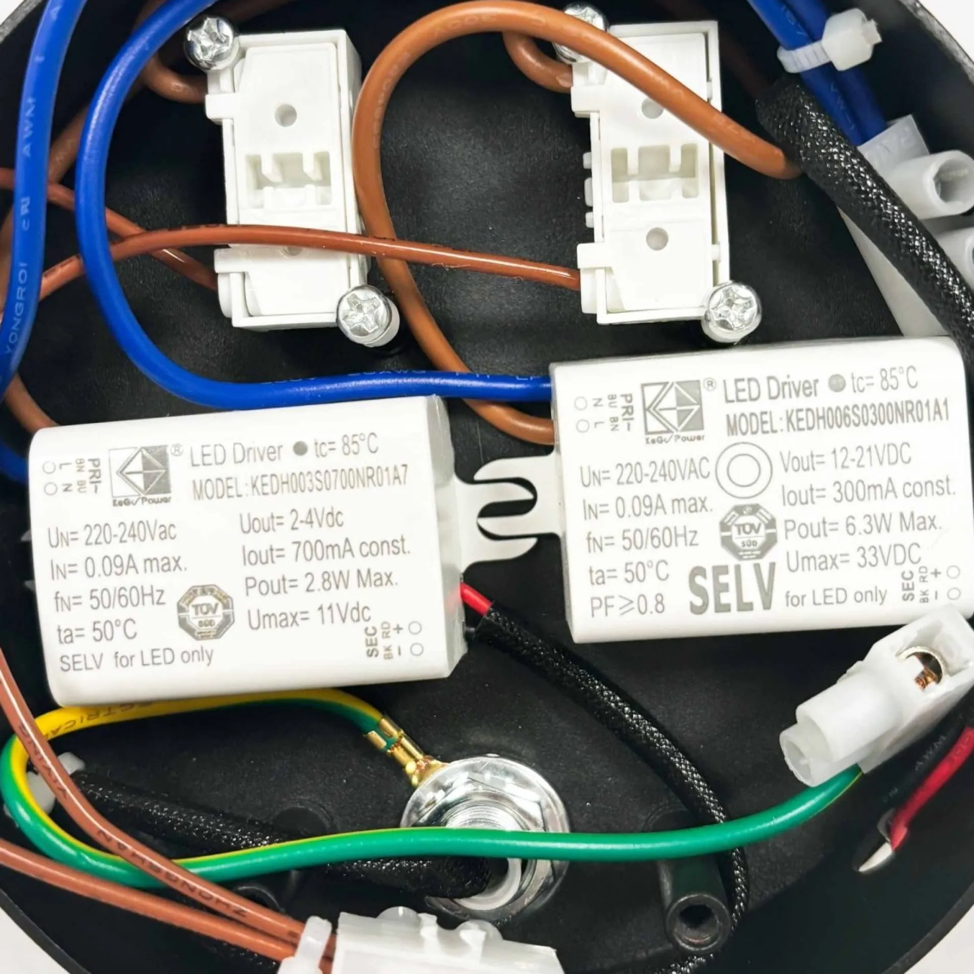 Aplique de pared "FELAM" - 3W + 6W - 2700K - CRI 85