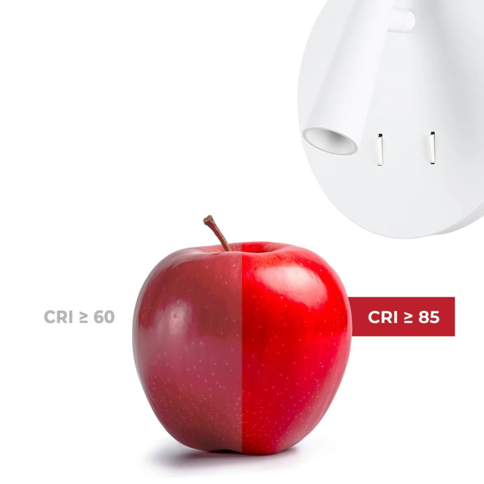 Aplique de pared "FELAM" - 3W + 6W - 2700K - CRI 85