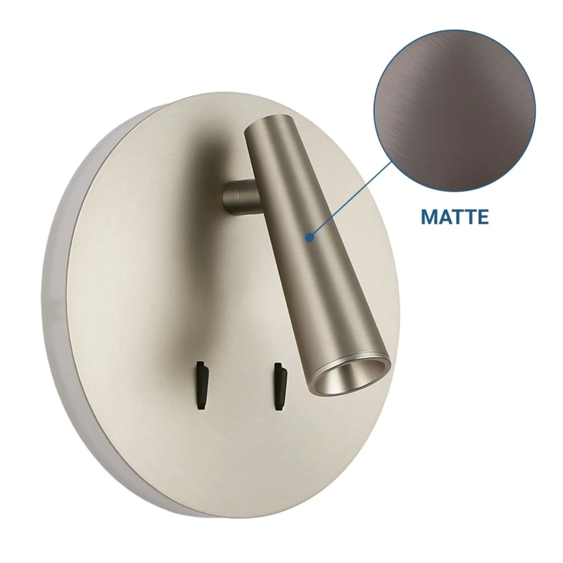 Aplique de pared "FELAM" - 3W + 6W - 2700K - CRI 85