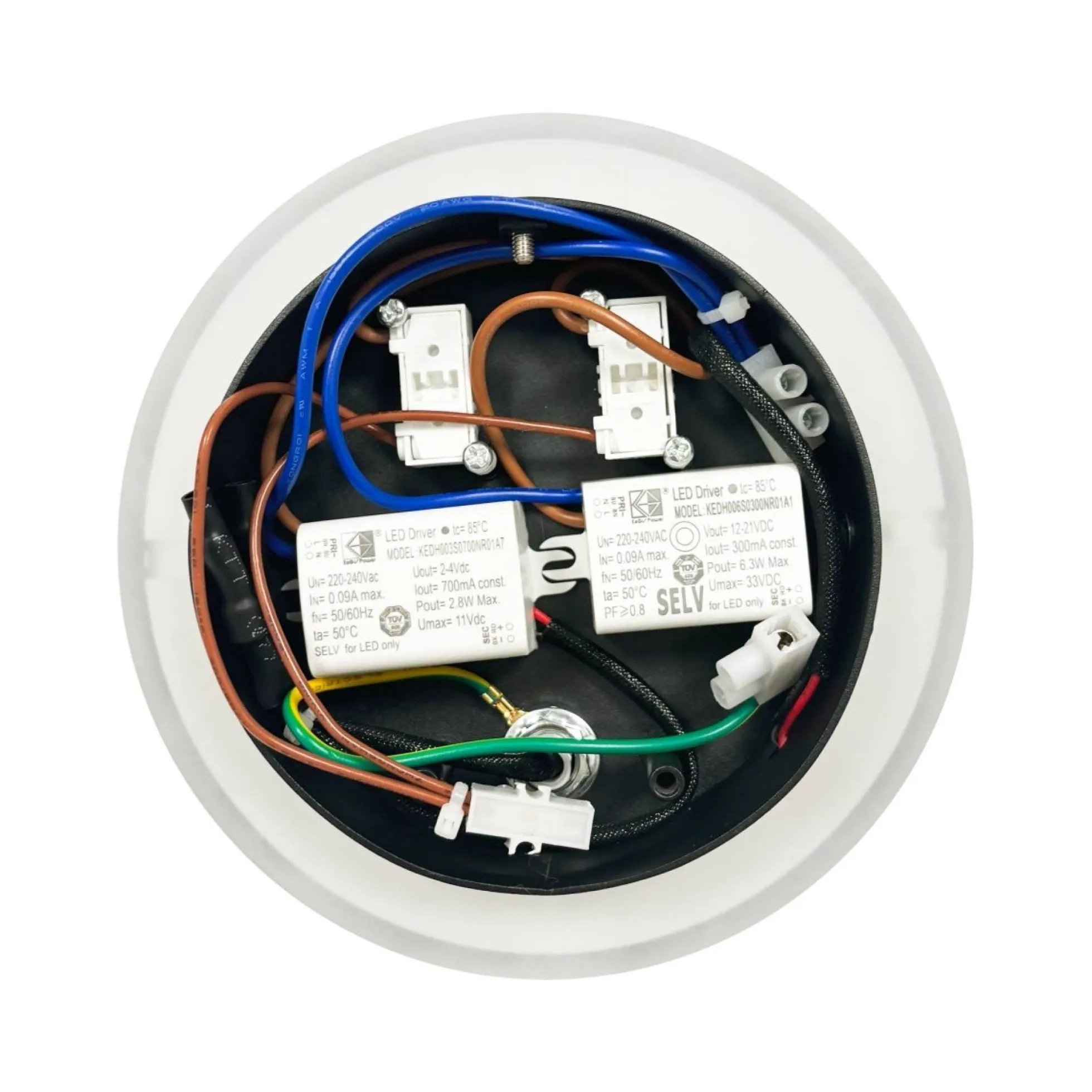 Aplique de pared "FELAM" - 3W + 6W - 2700K - CRI 85