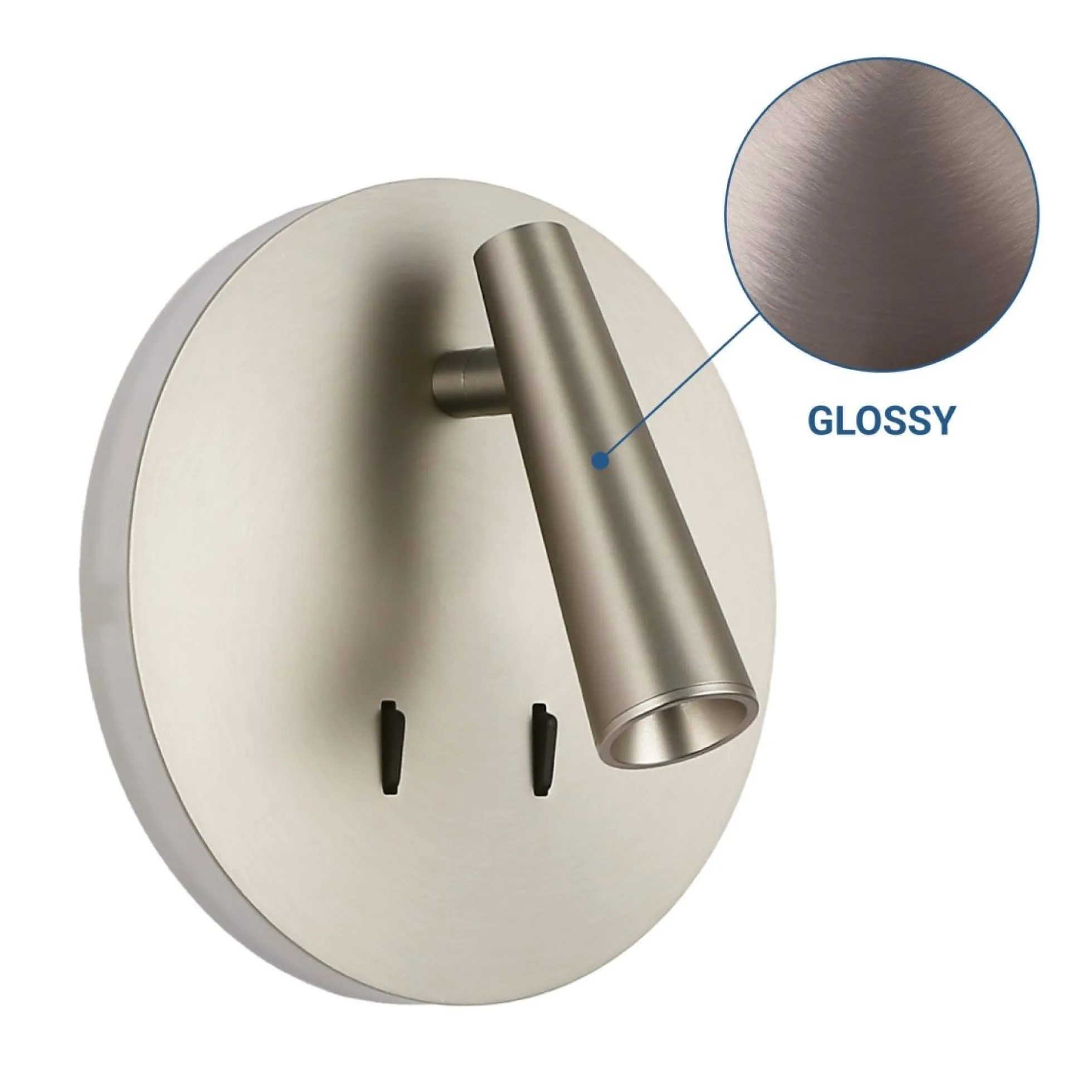 Aplique de pared "FELAM" - 3W + 6W - 2700K - CRI 85