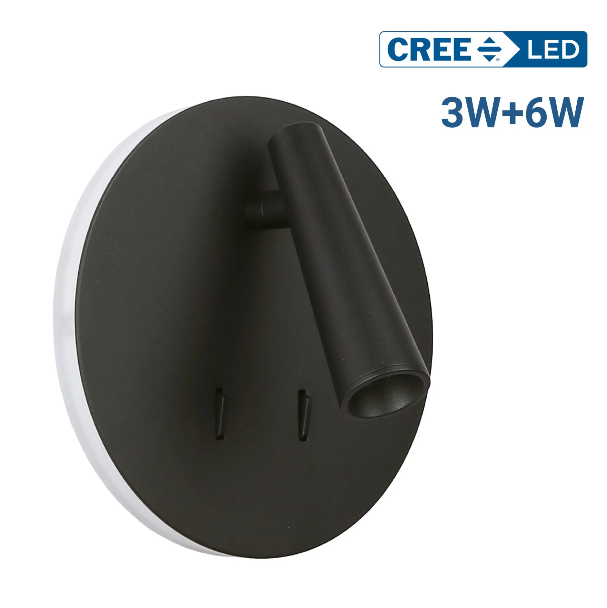 Aplique de pared "FELAM" - 3W + 6W - 2700K - CRI 85