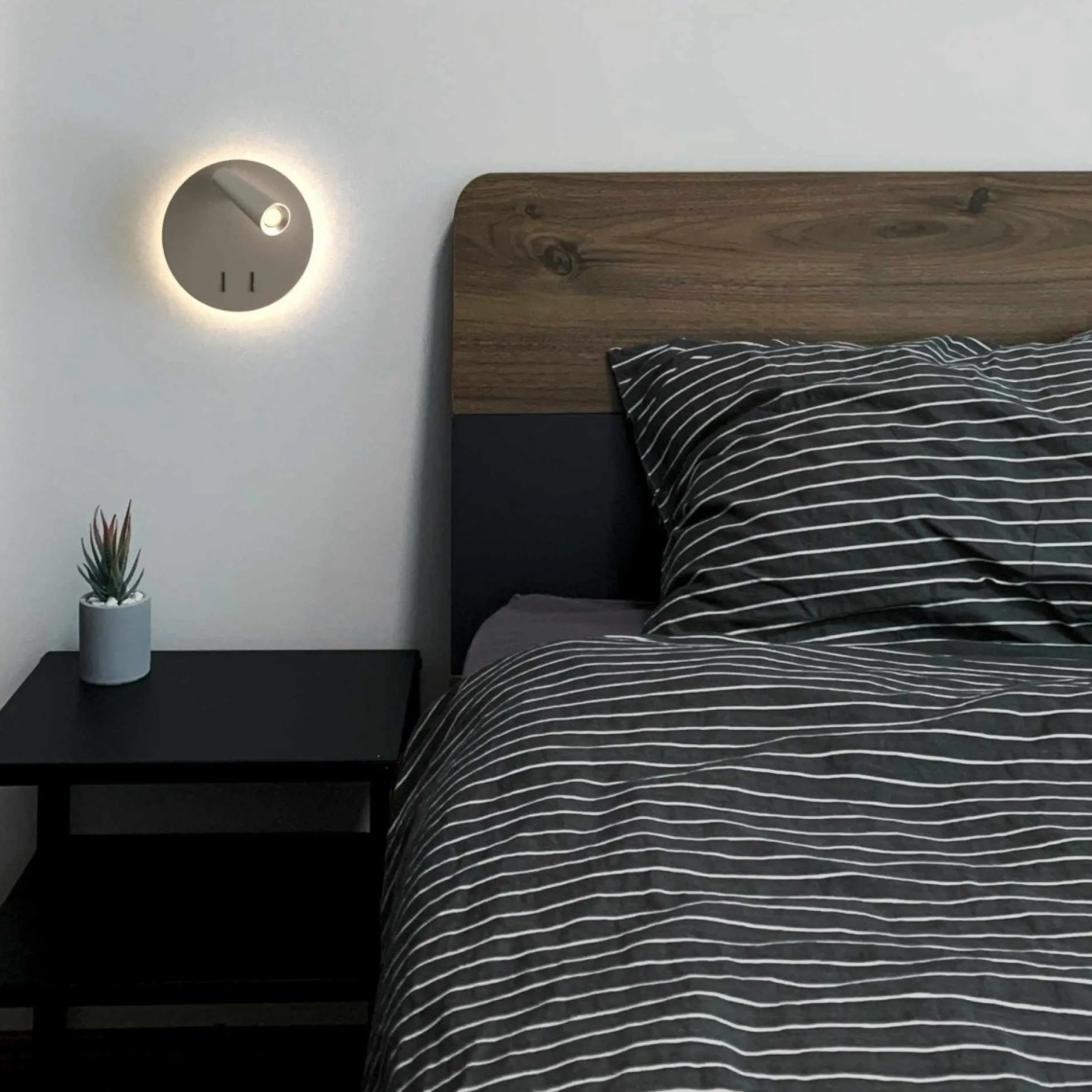 Aplique de pared "FELAM" - 3W + 6W - 2700K - CRI 85