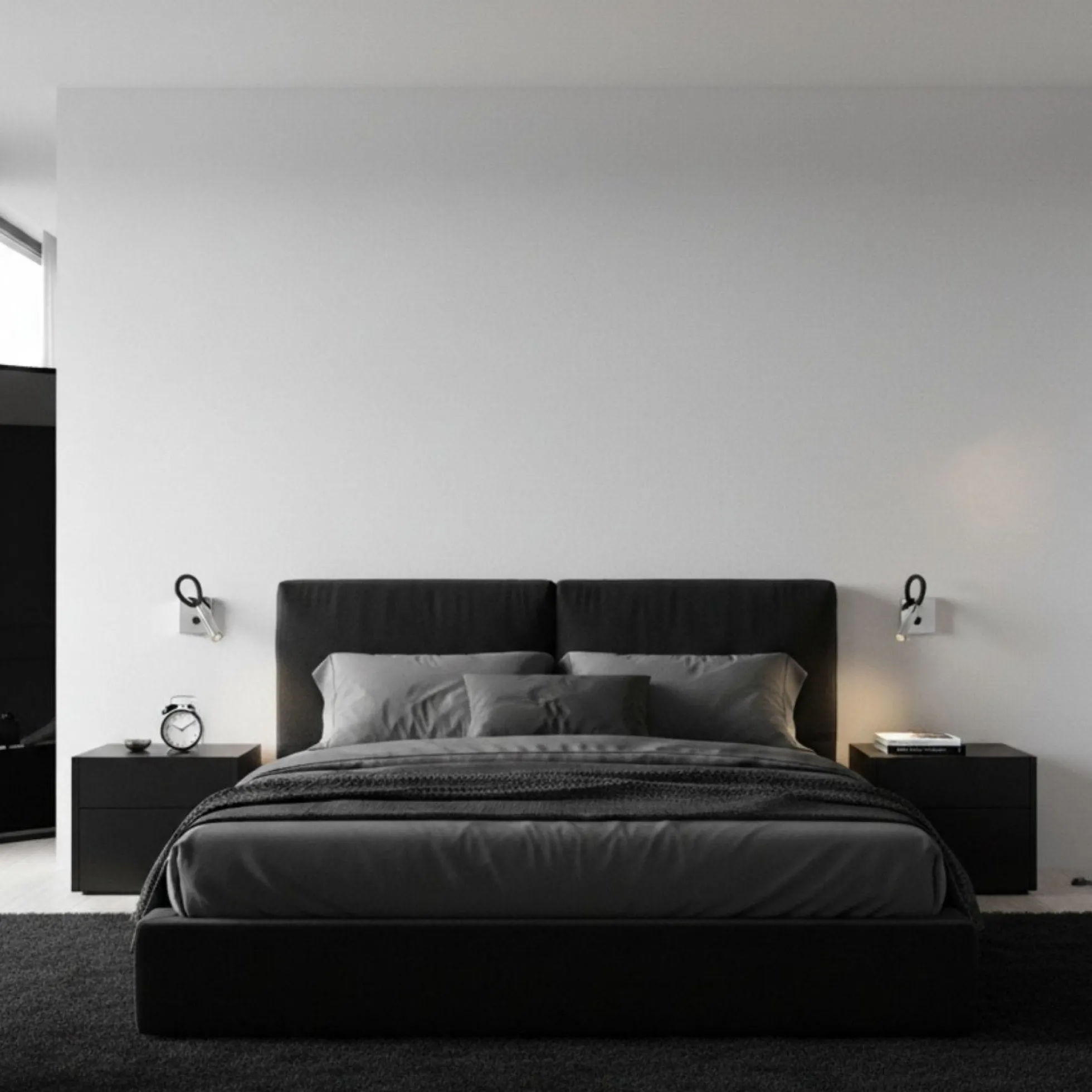 Aplique de pared flexible para lectura "Hale" - 3W