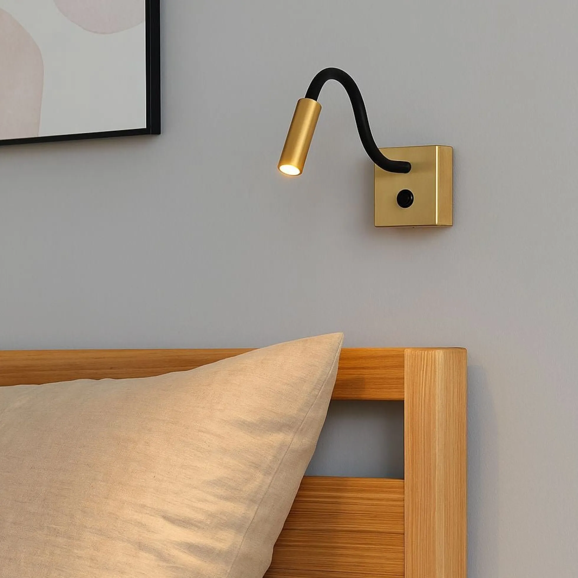 Aplique de pared flexible para lectura "Hale" - 3W