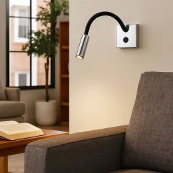 Aplique de pared flexible para lectura