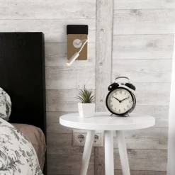 Aplique de pared flexible para lectura con puerto USB