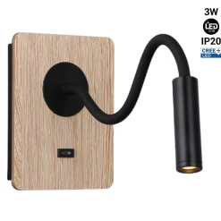 Aplique de pared flexible para lectura