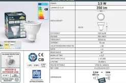Aplique de pared FUMAGALLI FRANCA 90 2L GU10 7W CCT IP55