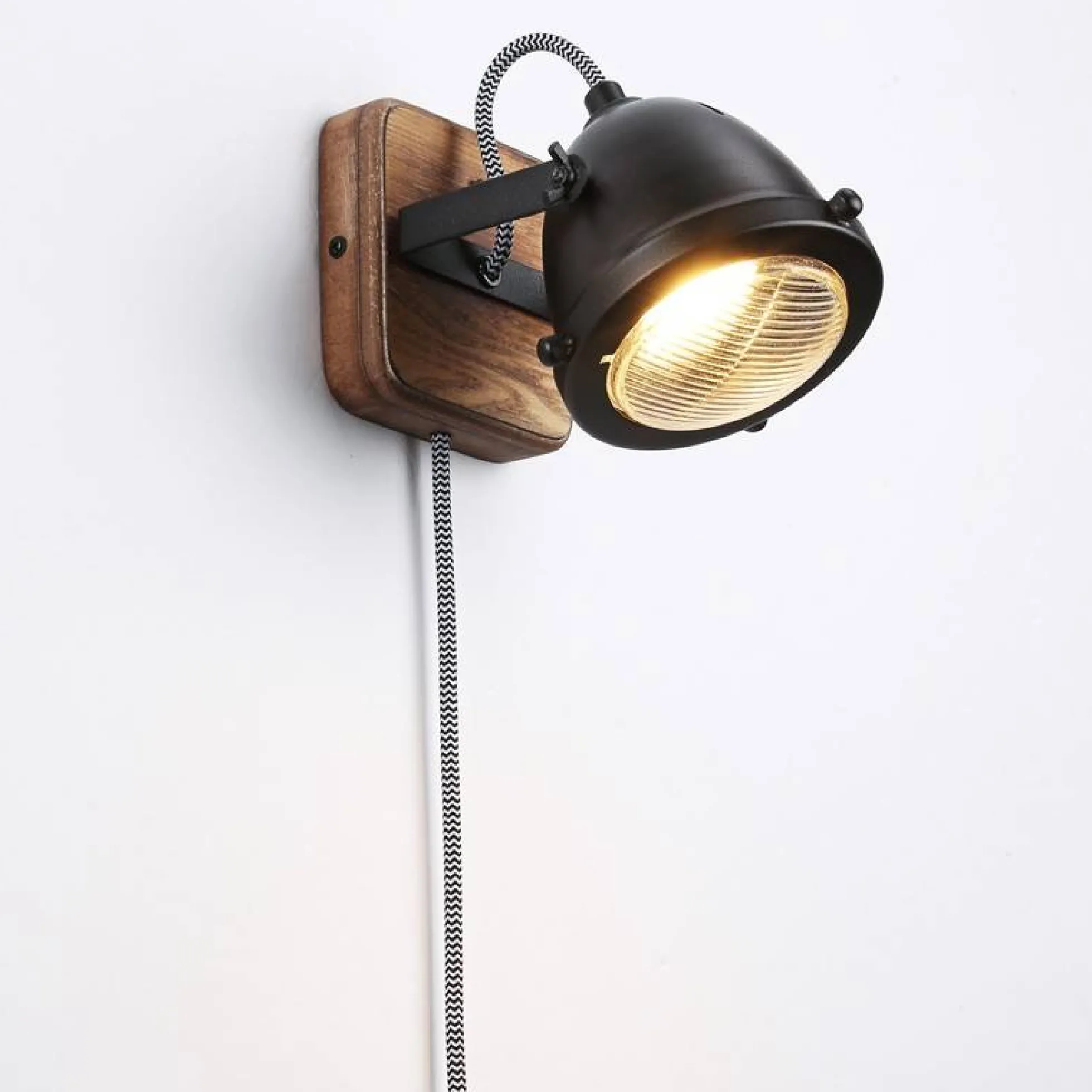 Aplique de pared industrial "Mott" - Orientable - GU10 Incluida