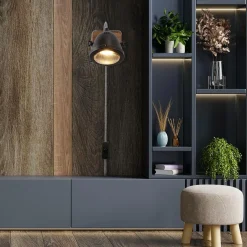 Aplique de pared industrial