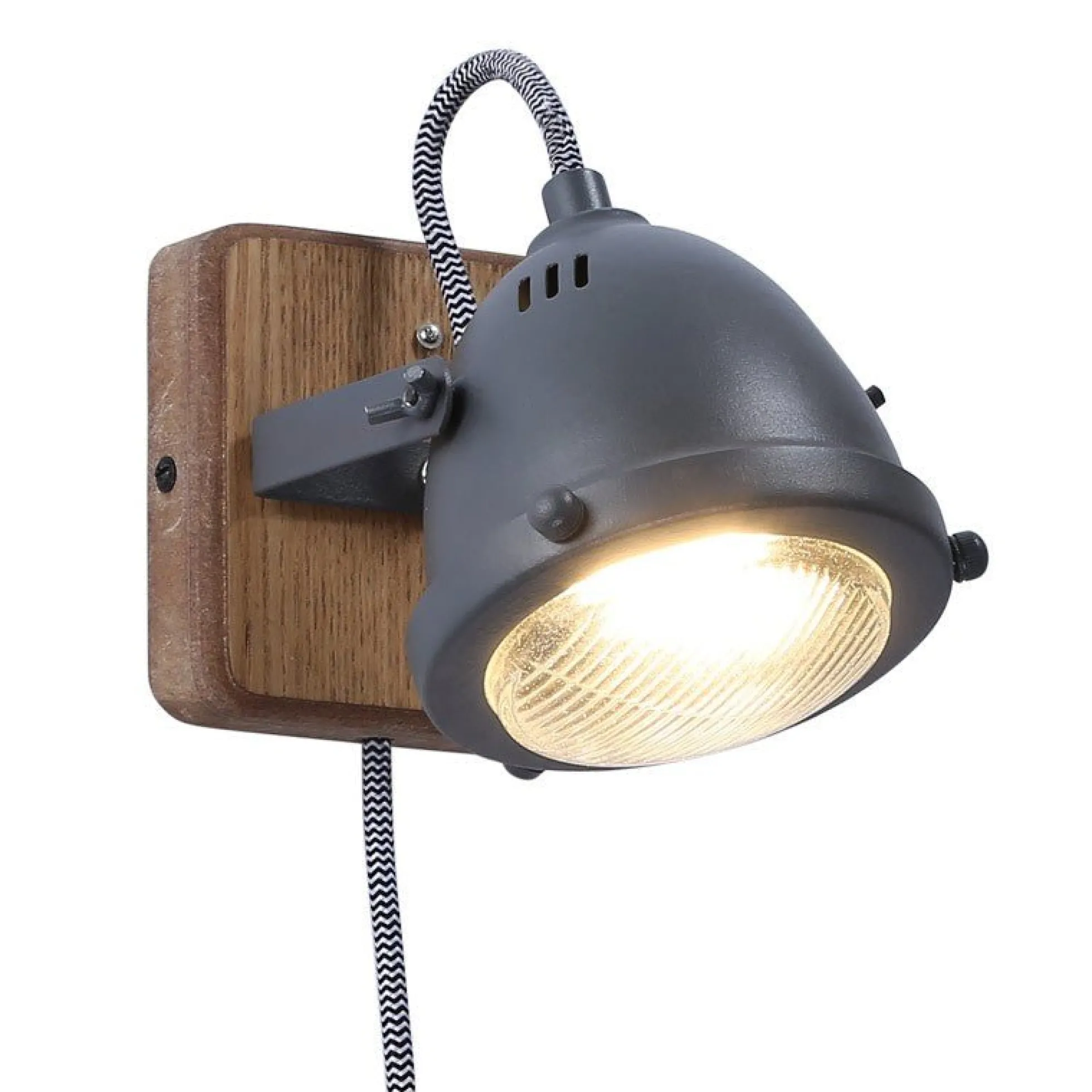 Aplique de pared industrial "Mott" - Orientable - GU10 Incluida