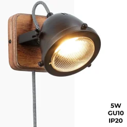 Aplique de pared industrial