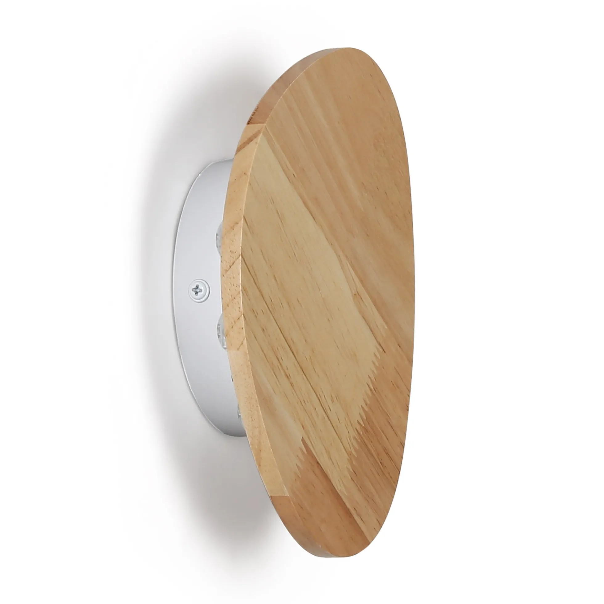 Aplique de pared interior de madera "Eclipse 3" 12W - Luz cálida