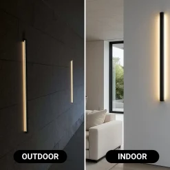Aplique de pared interior/exterior - 22W - 2700K - 1100mm - IP65