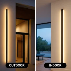 Aplique de pared interior/exterior - 36W - 2700K - 1800mm - IP65