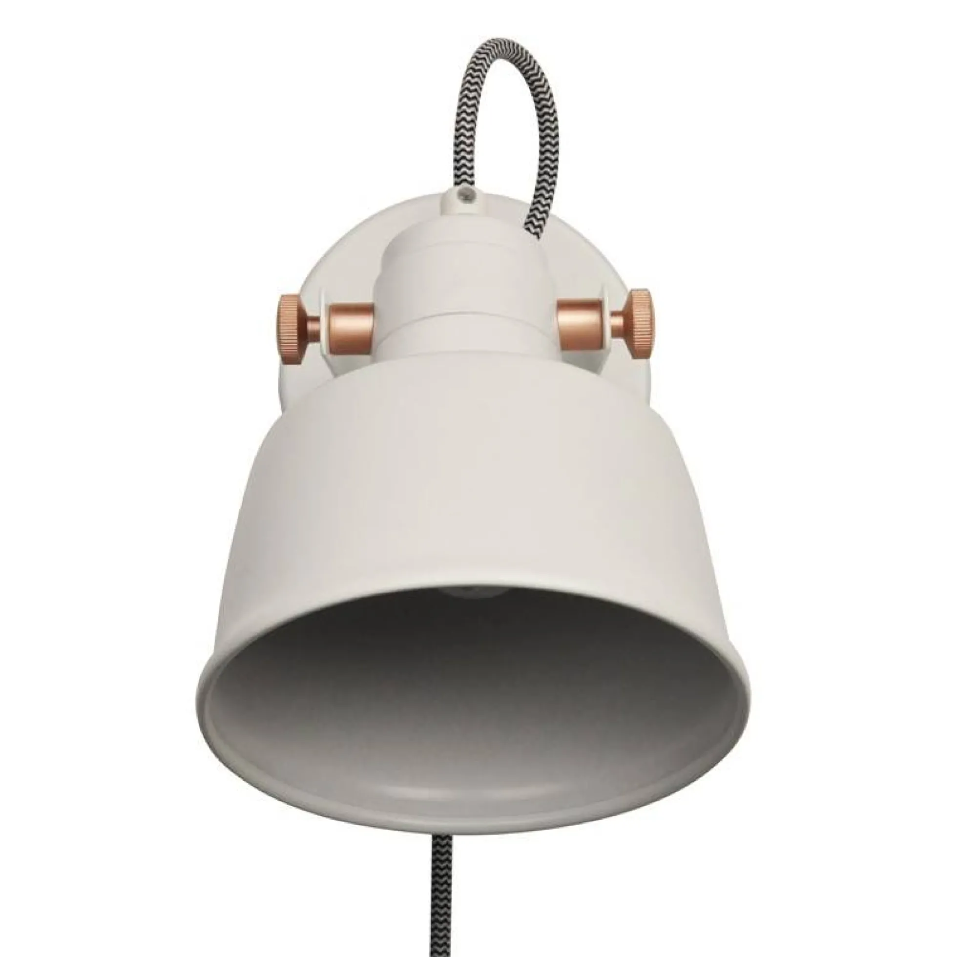 Aplique de pared interior "KUKKA" con interruptor y enchufe