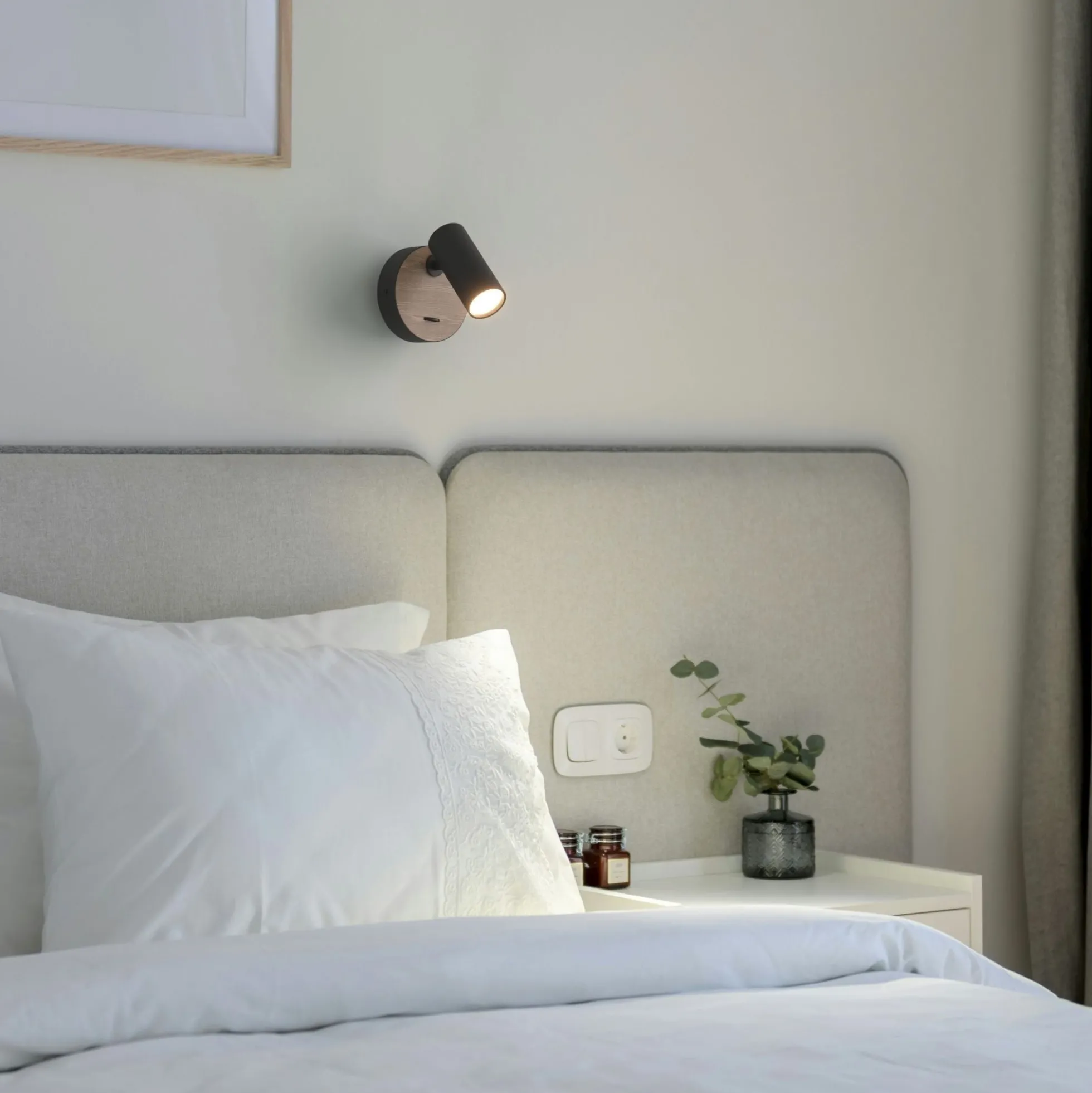 Aplique de pared interior "VILSA" - Orientable - GU10