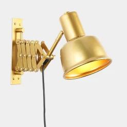 Aplique de pared interior vintage con fuelle