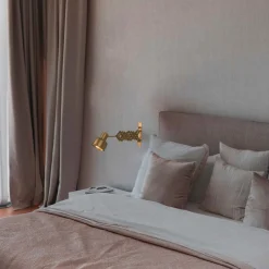 Aplique de pared interior vintage con fuelle