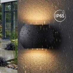 Aplique de pared LED "ARTEMIS" - Up & Down - 6W - 2700K- IP65