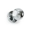 Aplique de pared LED con óptica "BOO" 9W - Cromo - Up & down - 2700K