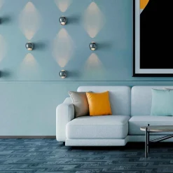 Aplique de pared LED con óptica 